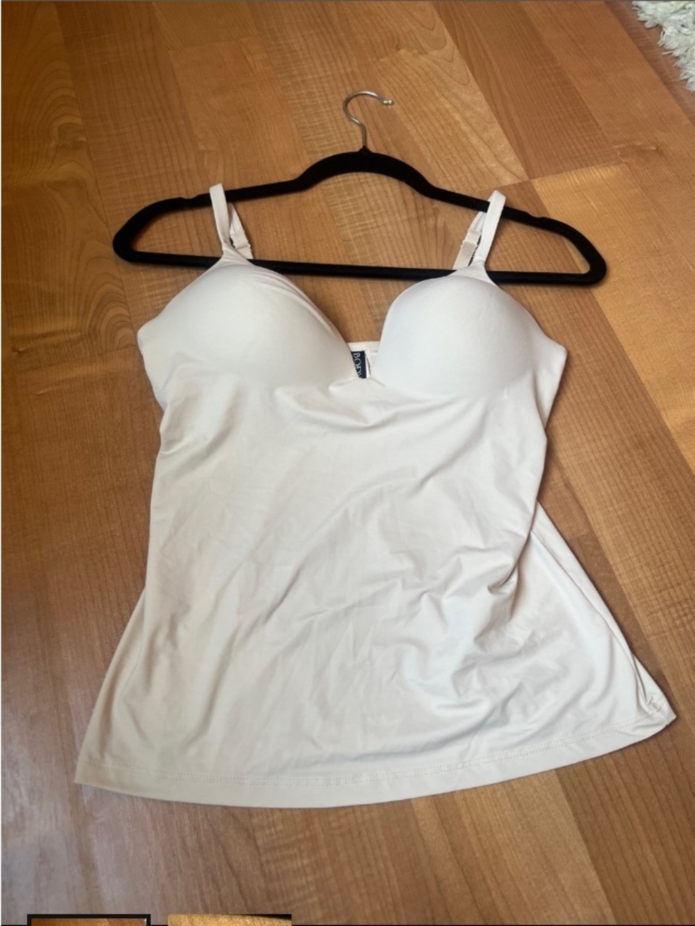 Old Navy Cream Built-In Bra Camisole